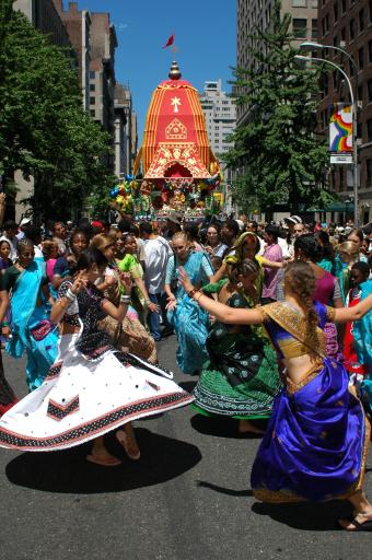 Rathayatra in New York City, USA