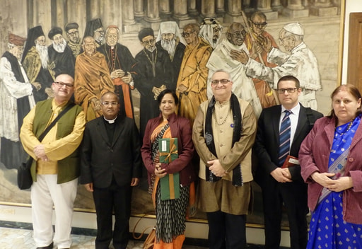 Hindu Forum of Europe Board at the Vatican.