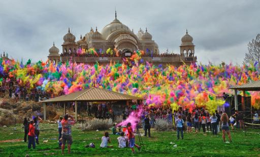 ISKCON Utah public Holi festival