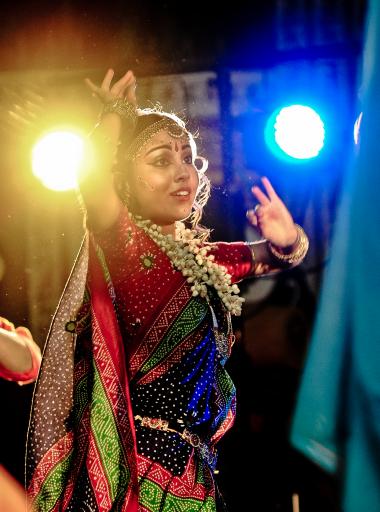 A traditional Odissi dancer